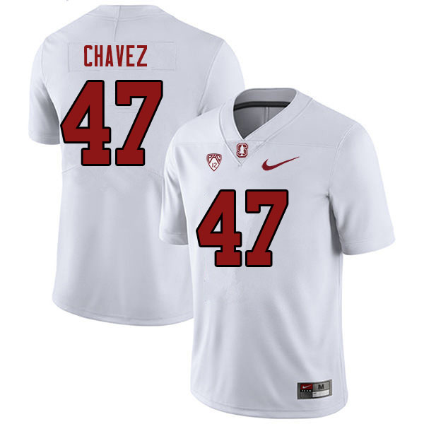 Men-Youth #47 Alejandro Chavez Stanford Cardinal College 2023 Football Stitched Jerseys Sale-White